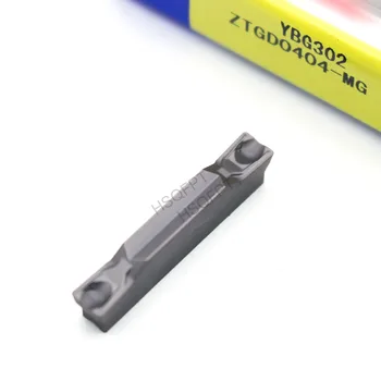 

10Pcs ZTGD0404 MG YBG302 grooving carbide inserts turning inserts turning tool CNC tool Lathe tools Lathe cutter