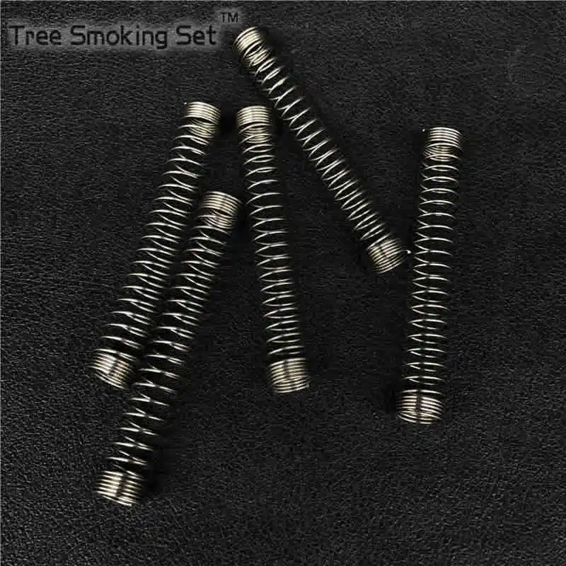 5 шт. 0 8 пружинный кальян Siliconen Slang Lente Voor мм металлический lente pijp подарок waterpijp Sheesha
