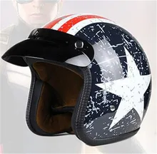 Trasporto libero moto rcycle casco jet Vintage casco Aperto del fronte retro 3 casco moto capacete Retro moto croce moto rcycle DOT approvato