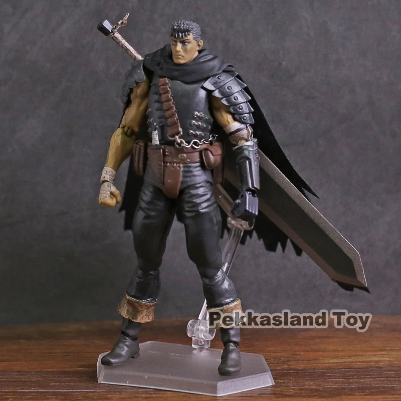 In Box Figma 359 Berserk Guts Black Swordsman Ver Action Figurine Statue Toy