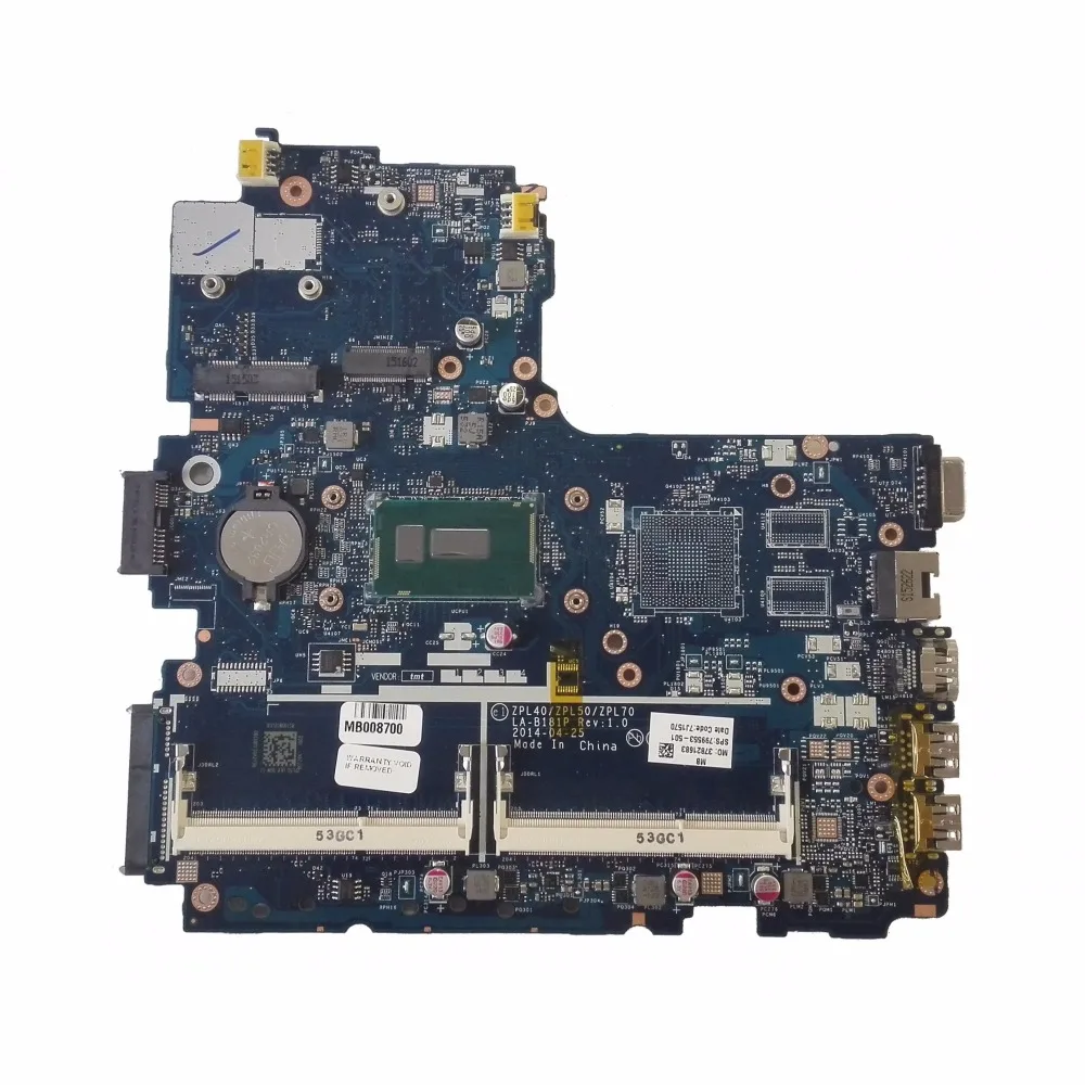 LAOKE для hp Probook 450 G2 Материнская плата ноутбука W/I7-5500U Процессор 799553-501 ZPL40/ZPL50/ZPL70 LA-B181P