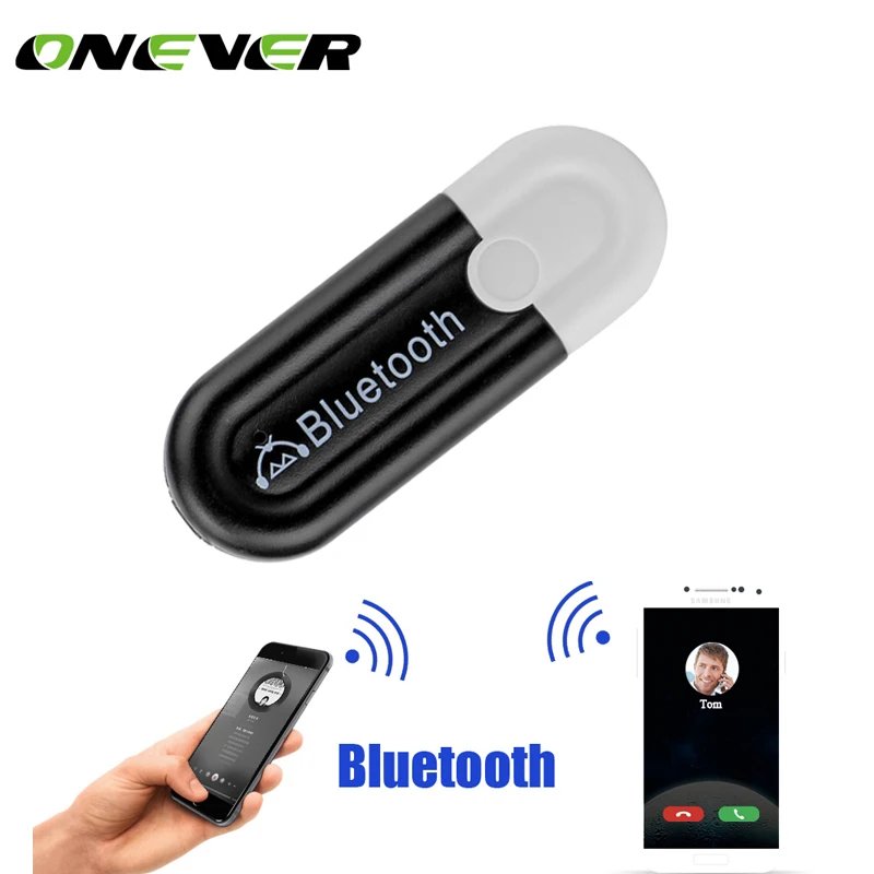 2 в 1 3.5 мм и USB Bluetooth Car Kit приемник громкой музыки аудио адаптер aux комплект с