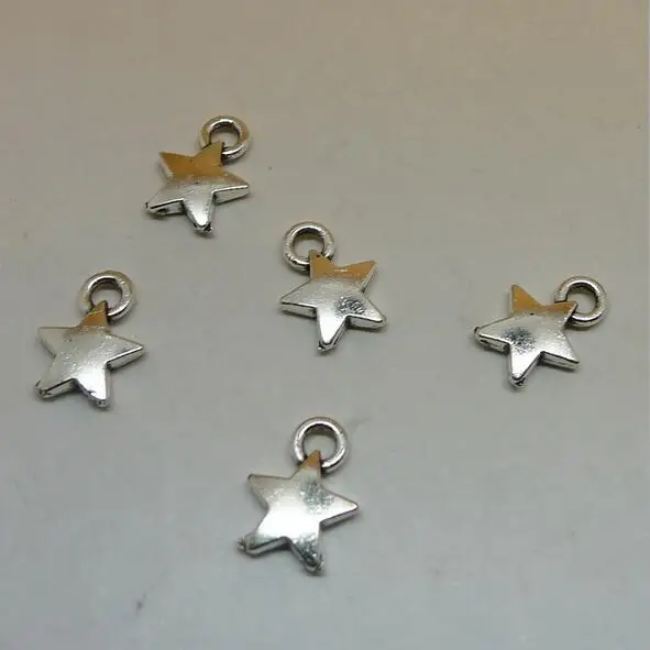 

20 PC/pack Antique silver plating color stars Zinc Alloy Pendant Charms Fit For DIY Accessories Handmade Jewelry Free Shipping