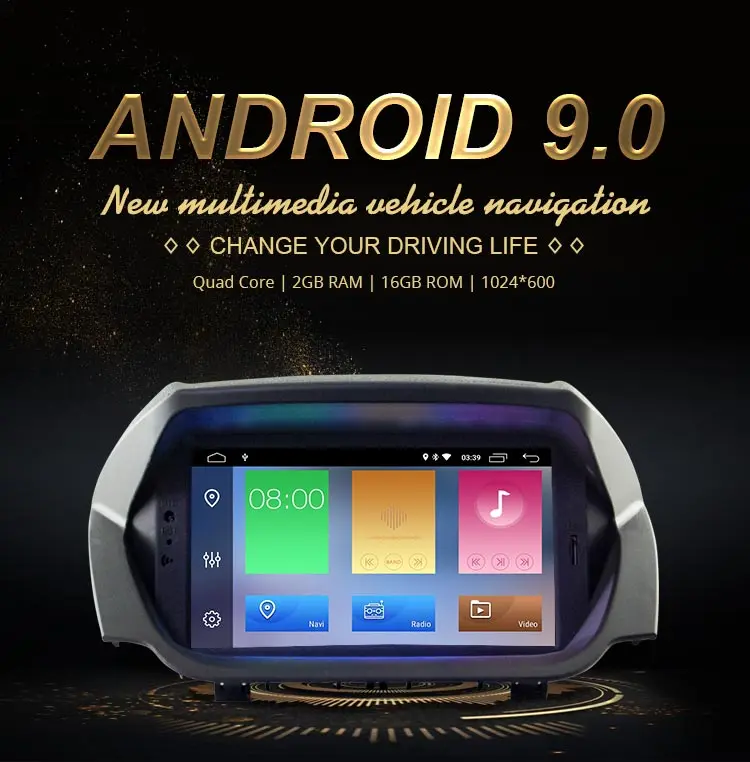 Discount JDASTON Android 9.0 Car DVD Player For Ford ECOSPORT 2013 2014 2015 2016 - GPS Navigation Audio Wifi Multimedia Stereo Car Radio 1