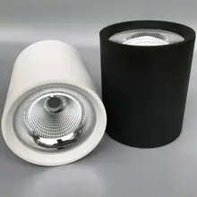 Диммируемая 20 Вт светодиодный лампа для потолка потолочный светильник COB с отражателем белая поверхность вырез 150 мм Высокое качество люменов 5 лет гарантии