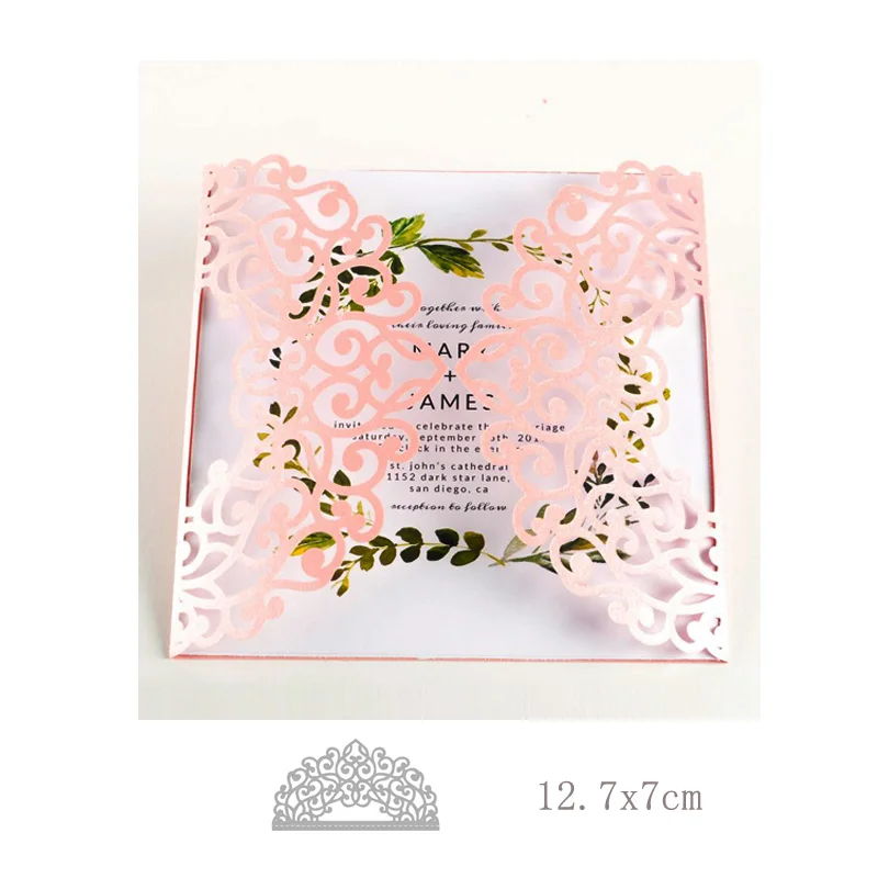 

Lace Arch Border Die Semicircle Metal Dies Cutting for Scrapbooking Album Decorative Paper Card Making Craft Die Cut Edge