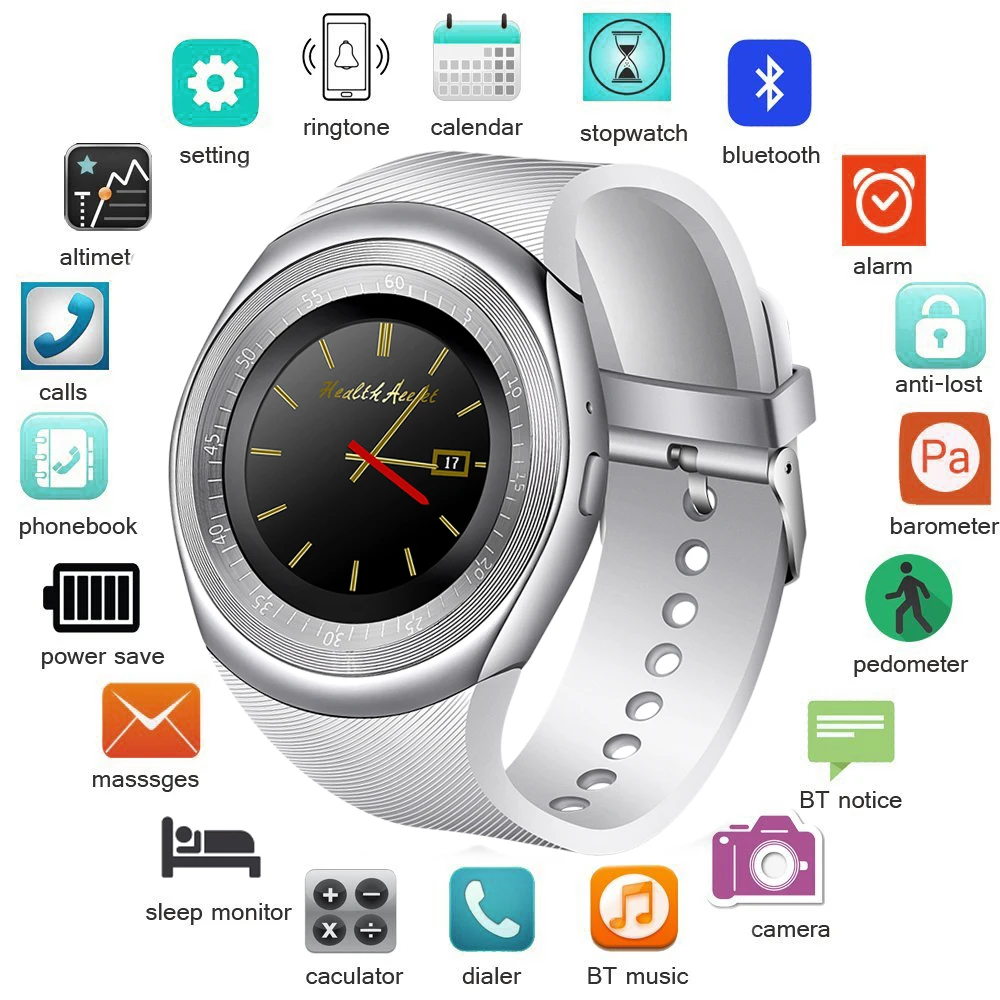 

LIGE Couple Multifunction Smart Watch LED Color Screen Clock Pedometer Smart Digital Watch Women Men Android Smart Wristwatch