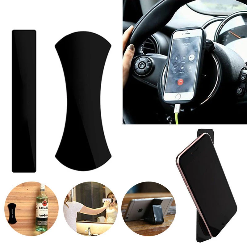 

Universal Magic fixate Nano Rubber No Trace Multi Function Wall Sticker Mobile Phone Holder Car Bracket pods Gel Pads for iPhone