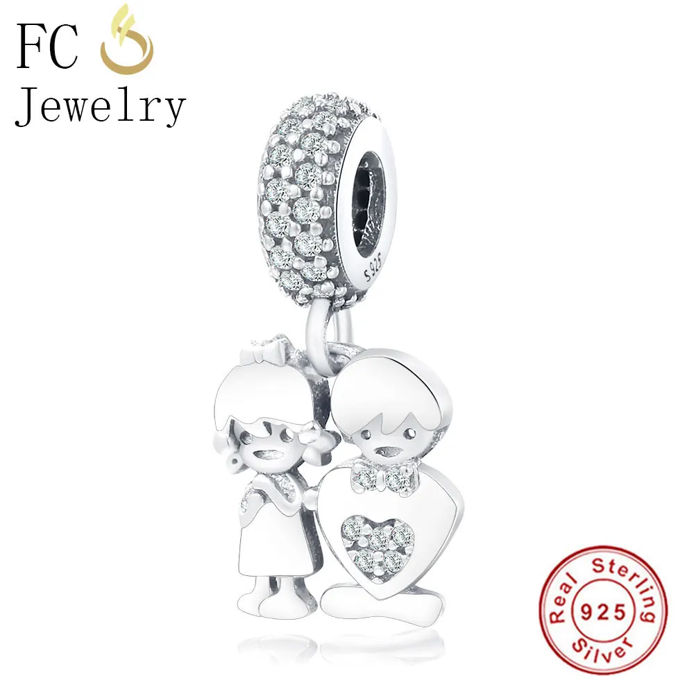 FC Jewelry Fit Original Pandora Charms Bracelet 925 Sterling Silver Boy