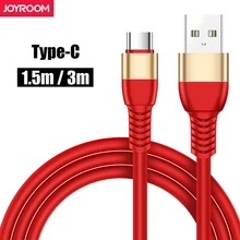 Joyroom 1,5 м 3 м type C кабель для быстрой зарядки для samsung huawei Xiaomi LG USB C кабель type-C кабель для передачи данных и синхронизации для сотового телефона