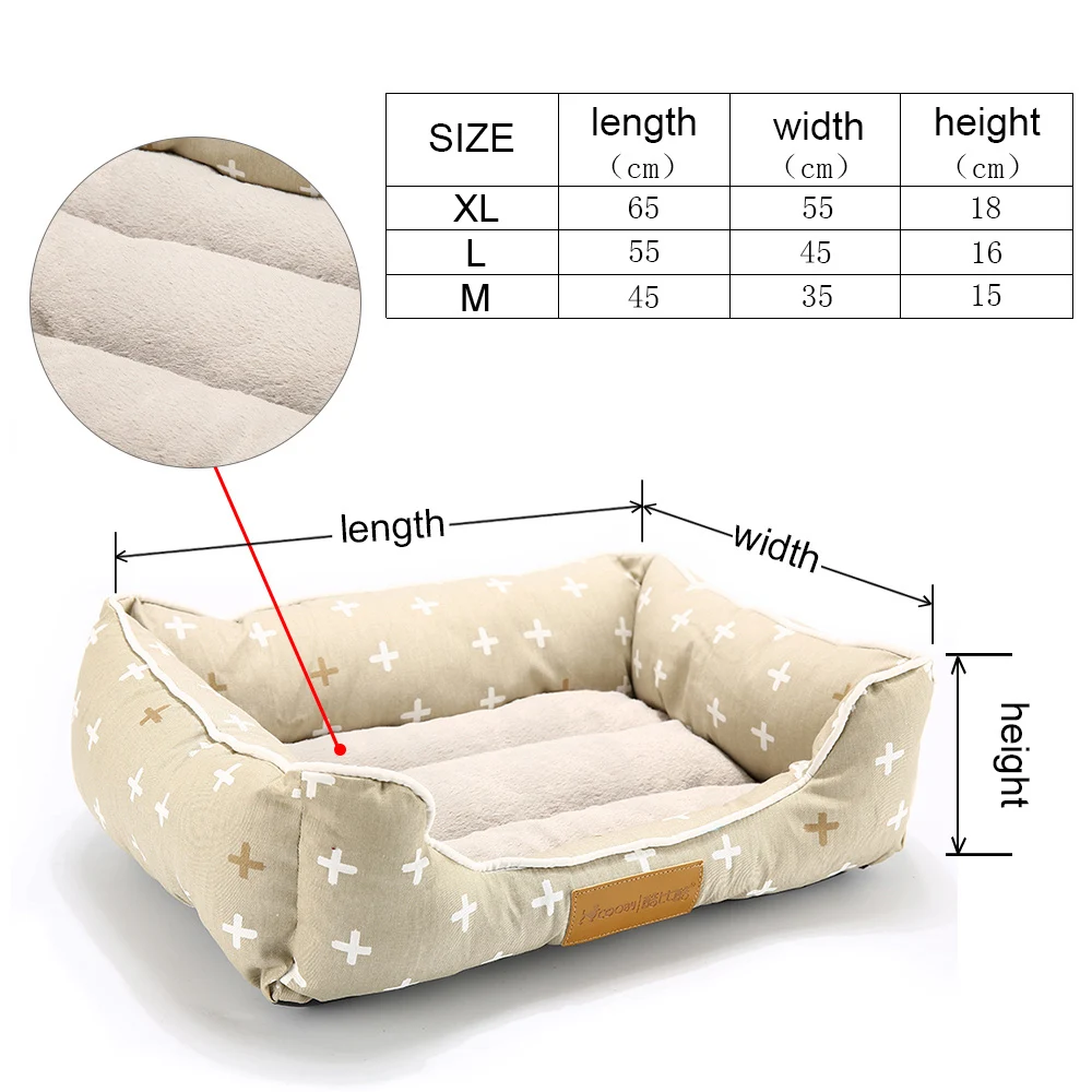 Dog Bed For Dogs Bench Soft Cushion Pet Mat Hand Wash Dog Bed For Cats Products Durable Bench Chihuahua Pet Cat Dog Beds (21)