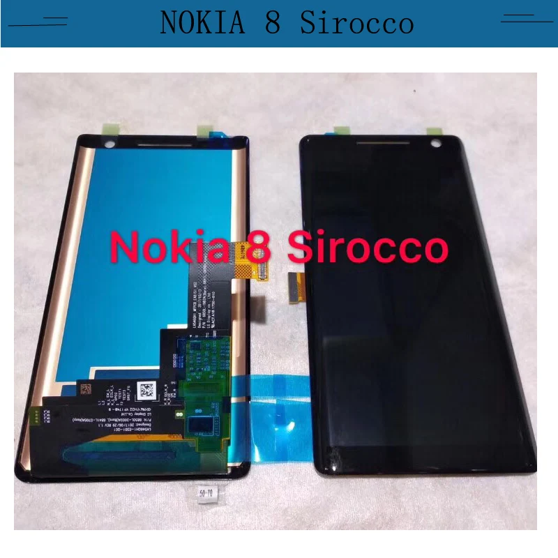 5 'для Nokia 8 Sirocco ЖК дисплей экран с кодирующий преобразователь сенсорного экрана