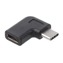 90 градусов правый угол USB 3,1 Тип C мужчин и женщин USBC конвертер адаптер Прямая доставка