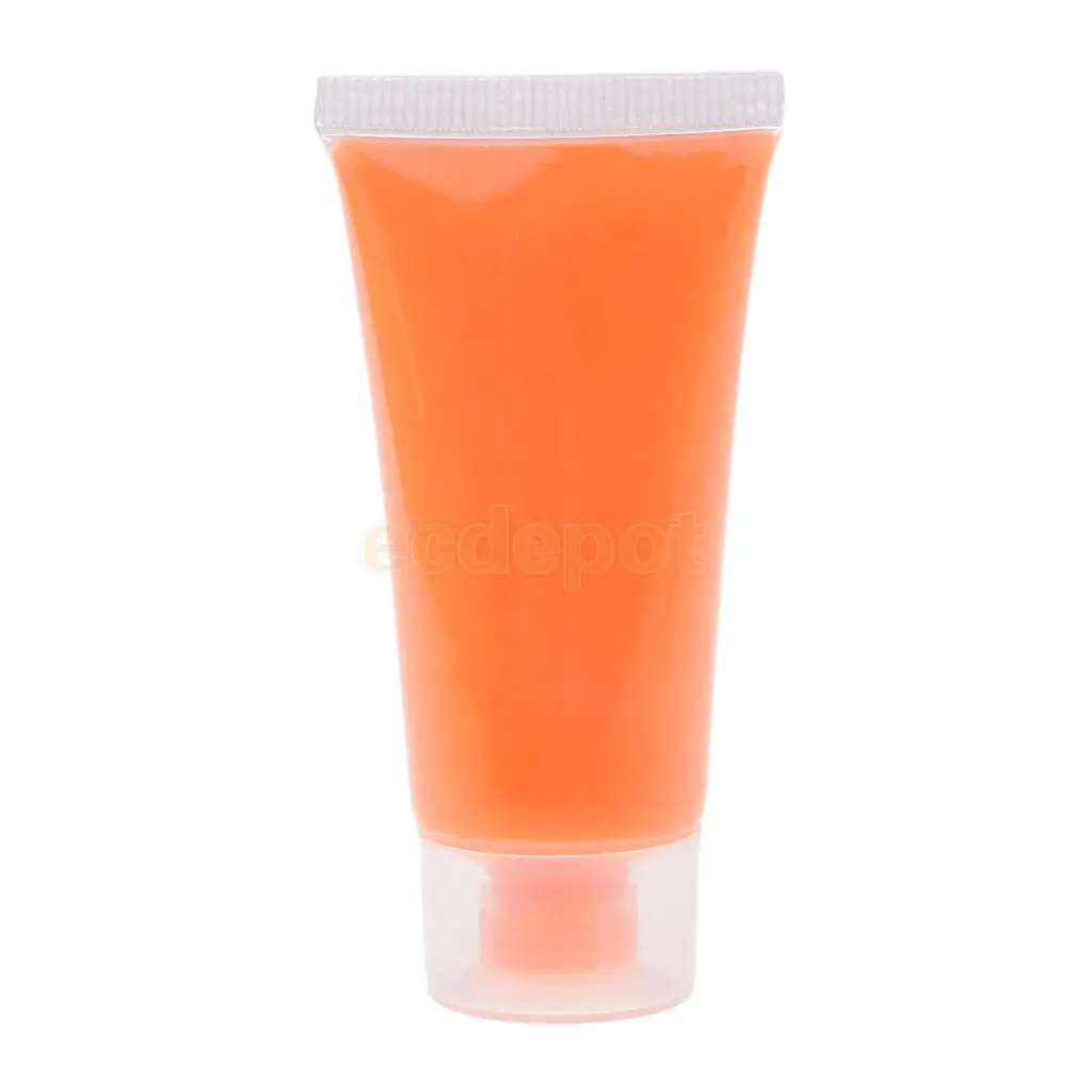 UV Glow Neon Fluorescent Face Body Fabric Paint Blacklight Kids Children Adults Halloween Costume Makeup Party Supplies