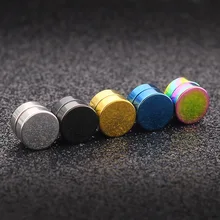 DODOAI магнитные серьги, двухсторонние круглые мужские серьги, поддельные серьги, не пирсинг серьги подарок для бойфренда любовника ювелирные изделия