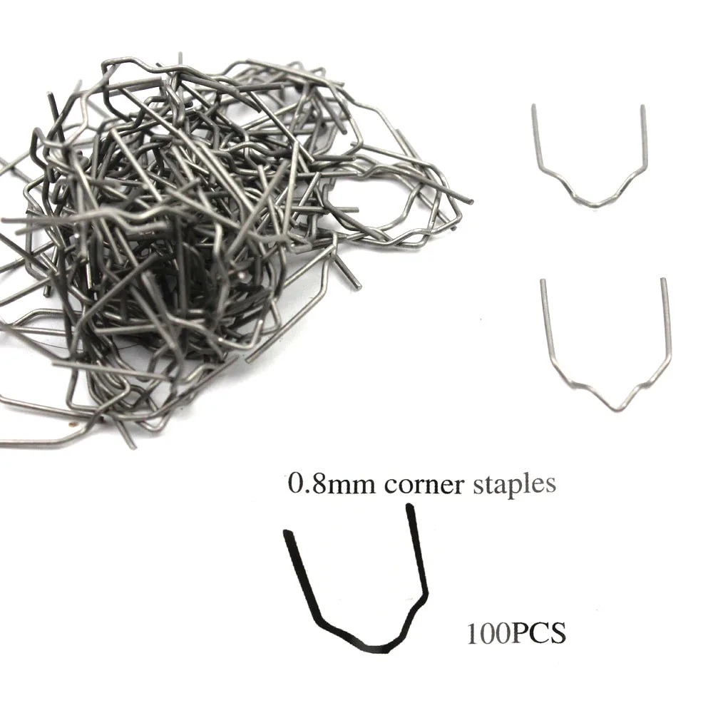 300pcs 0.8mm staples plastic welder staple for Hot stapler Plastic welding machine