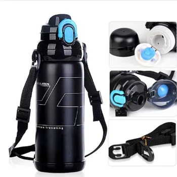 

Stainless Steel Eco-Friendly Portable 800ml Travel Camping Vaccum cup insulated Thermos Mug Thermal Water bottle
