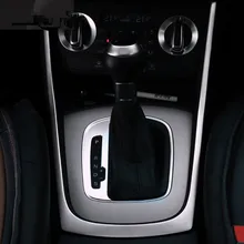 Из нержавеющей стали для центральных панель переключения передачи рамка украшения Накладка для Audi Q3 2013- стайлинга автомобилей U Стиль наклейки