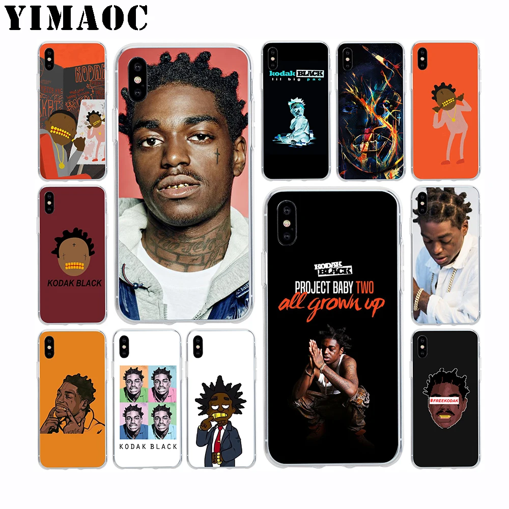YIMAOC Kodak Black Rapper Soft TPU Silicone Case for Apple Iphone Xr Xs