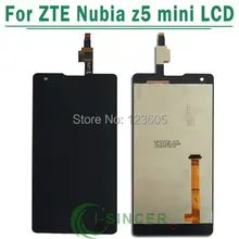 1/pcs lcd screen + touch screen ersatz für zte nubia z5 mini nx402 mit spurhaltungszahl-schwarz