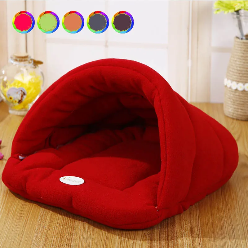 

Cat Bed House Mats for Cats Pets, Soft Dog Cottage Cat Home Nest Warm Cave Bed, Cat Kitten Sleeping Bag Supplies Pet Product