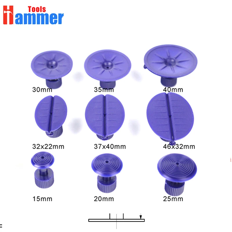 Комплект для ремонта кузова автомобиля вмятин Съемник клеевые вкладки присоска набор инструментов удаление вмятин безболезненные Инструменты для ремонта вмятин