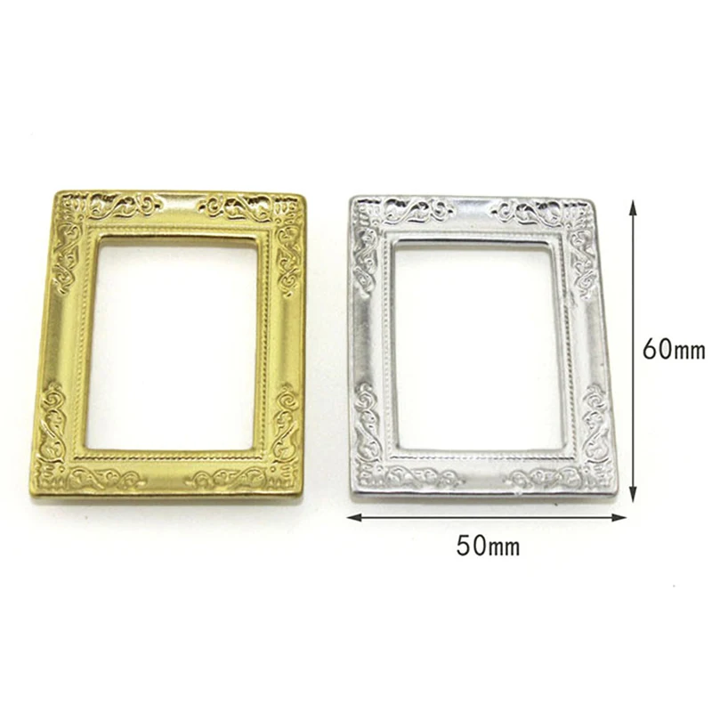 1 Pc Mini Oil Painting Dollshouse Miniature Diy Dollhouse 1:12 Miniature Furniture Doll House Resin Picture Frame