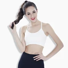 Одноцветные майки для девочек-подростков, майка с открытой спиной, сексуальное с бретелей через шею, нижнее белье FS0553