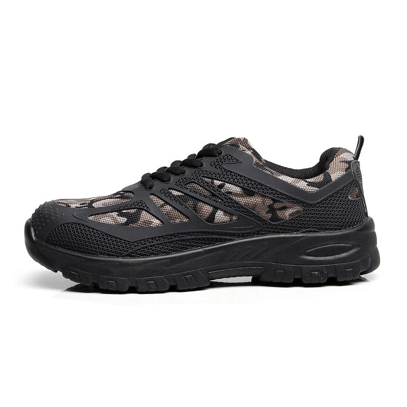 New exhibition Men Steel Toe Safety Shoes Casual Breathable Work Sneaker Anti-piercing aramid fiber Protective Footwear tenis