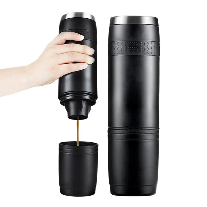 

hot sale Electric Fully Automatic Hand Punch Coffee Machine Capsule Coffee Extraction Cup Portable Coffee Machine Mini