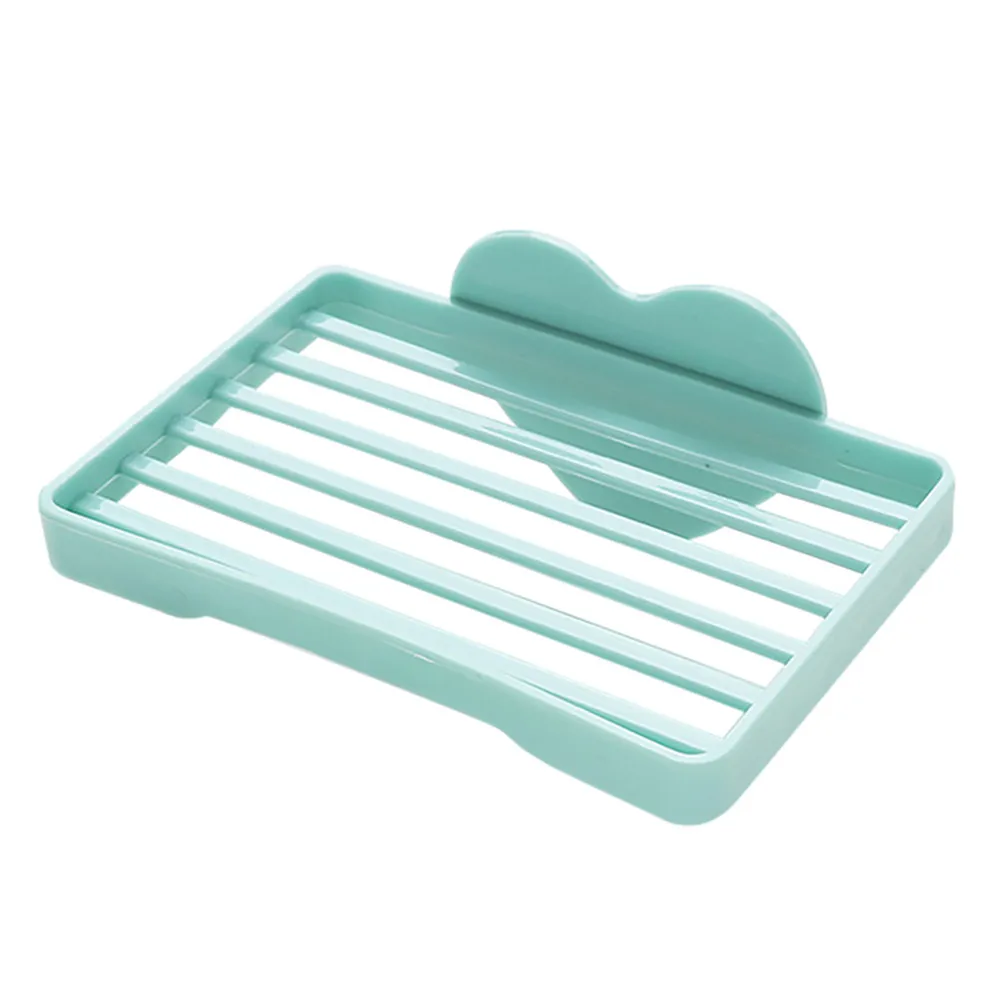 

Bathroom Shower Soap Box Dish Storage Plate Tray Holder Case Soap Holder drain water porta sabonete#A