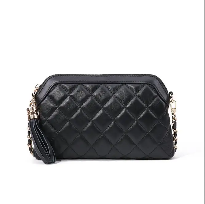 

2018 Genuine Leather luxury women shoulder bag women handbags 2018 New High quality Chain Tote