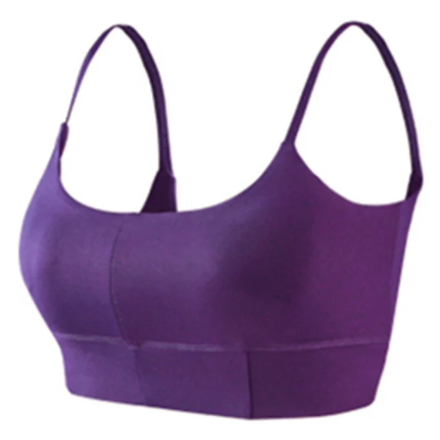 JNC thin strap women sports bra open back sexy yoga bra wireless padded