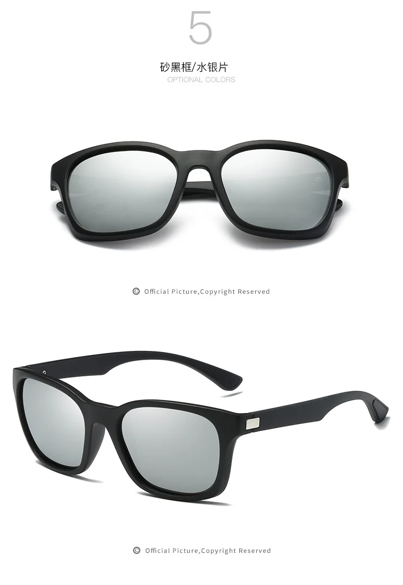Брендовые солнцезащитные очки унисекс в стиле ретро, поляризованные линзы, винтажные очки, аксессуары, солнцезащитные очки для мужчин и женщин