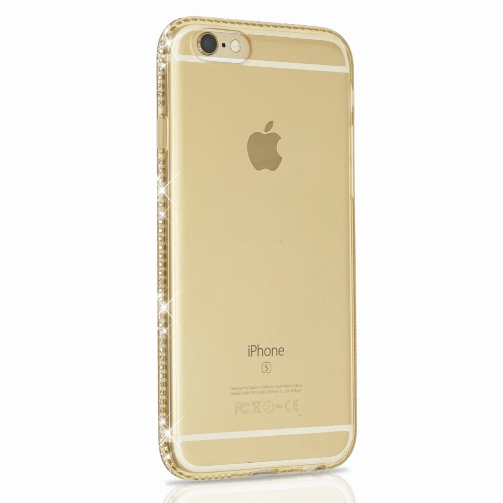 Portefeuille For iPhone 7 Case Glitter Silicone Cute Diamond Cover For iPhone 6 Plus 6S 5 5S SE Phone Case Finger Lanyard Holder (7)