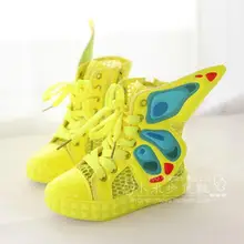 Детская обувь для мальчиков и девочек, летние сетчатые дышащие сандалии средней длины с крыльями, детские ботинки