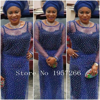 

Newest African Tulle Lace Fabrics With Stones Embroidery Net Lace African French Lace High Quality With Beads Wedding J562