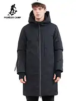 Pioneer Camp 2019 new down jacket for men brand clothing long winter thick warm duck down jacket male top quality AYR801411