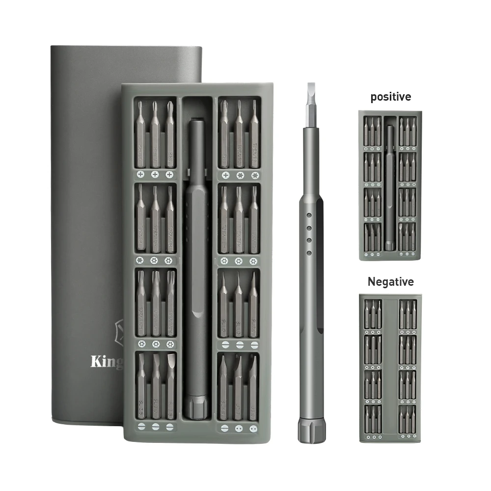 

Magnetic Absorption Batches Bits Kit Daily Use Screwdrive Kit 48 Precision Magnetic Bits Repair Tools Double-sided Smart Home