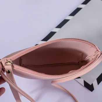 

Women Shoulder Bag PU Leather Zipper Phone Pouch Cartoon Cloud Girl Messenger Bag Gift New