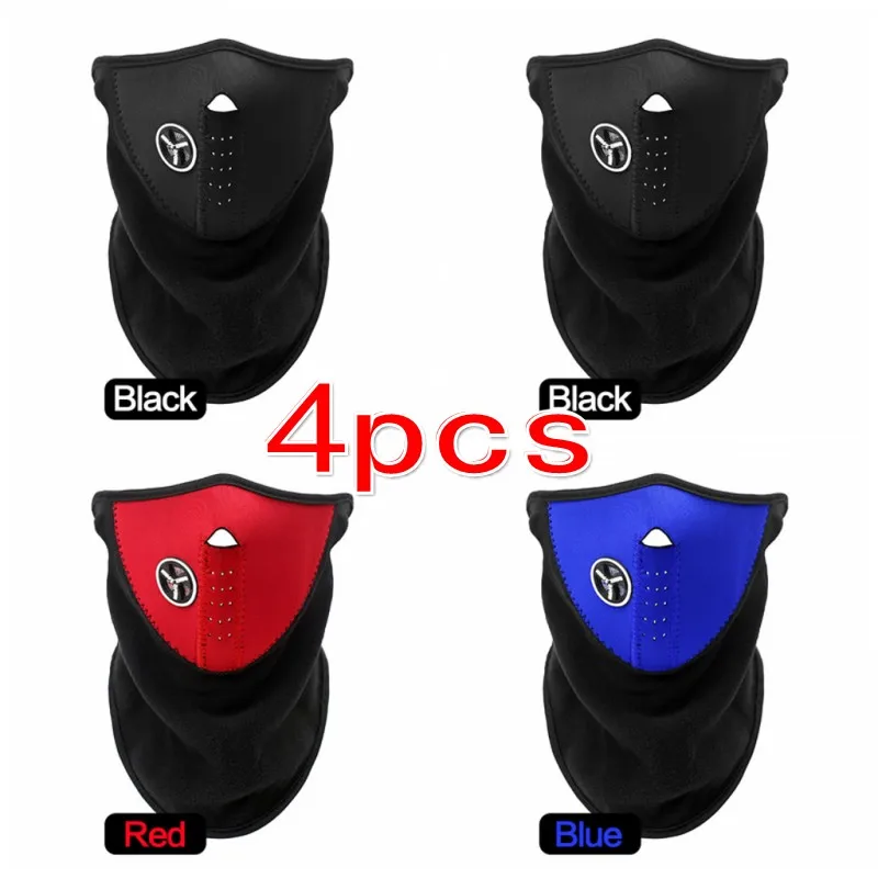 

4pcs Blackpink Winter Fashion Mask Mouth Face Masks Balaclava Women Man Girls Boys Family Unisex Warmer Mask Cold Weather Wear
