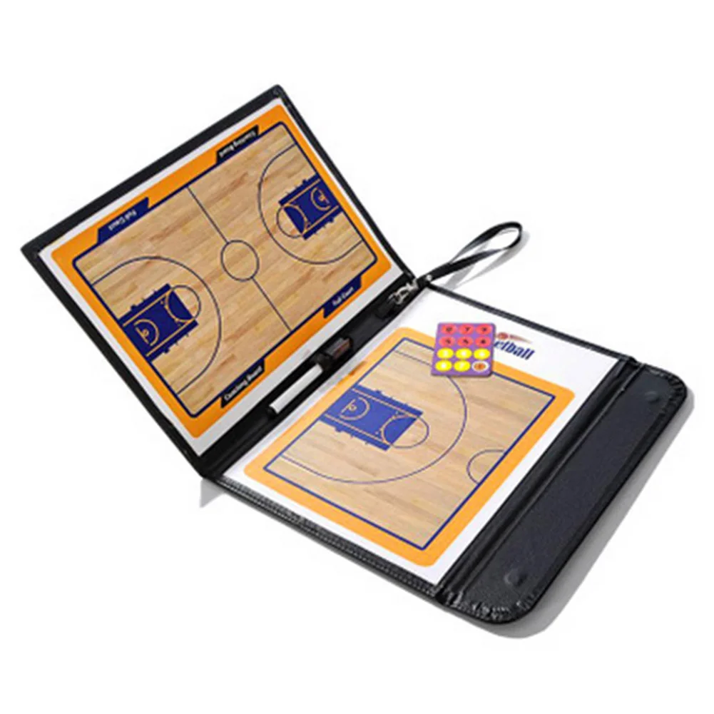 Portable Basketball Tactic Board Foldable Strategy Clipboard