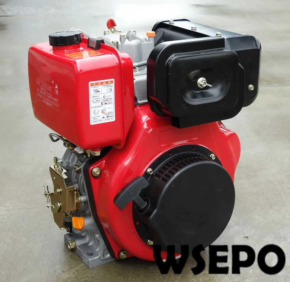 Прямая поставка с завода! WSE 188F 10hp 456cc воздушный дизельный двигатель одним