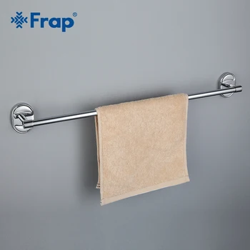

Frap Silver simple single Towel Bar Holder chrome Finished Stainless steel pole Bathroom Accessories F1901