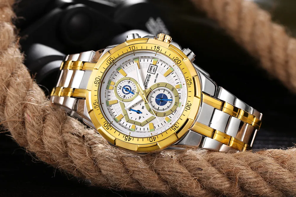 TEMEITE Top Brand Luxury Gold Big Dial Men's Quartz Watches Waterproof and shockproof Wristwatch Male Military Watch TEMEITE Top Brand Luxury Gold Big Dial Men's Quartz Watches Waterproof and shockproof Wristwatch Male Military Watch