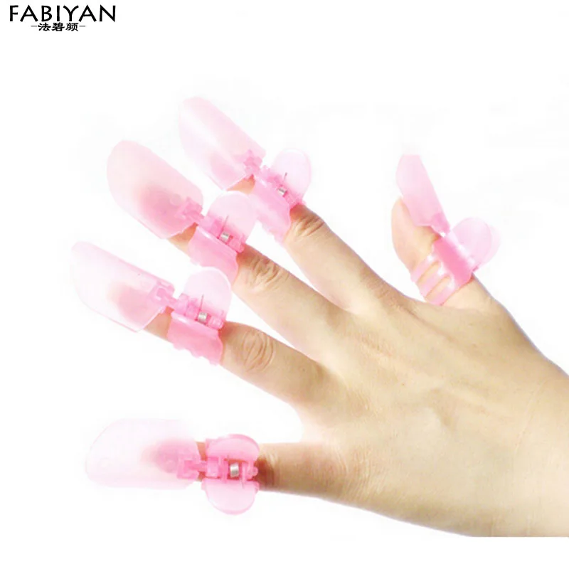 

10Pcs/Set Manicure Finger Protective Cover Polish Varnish Shield Protection Clip Armor Protector Nail Art Design Tips Tools DIY