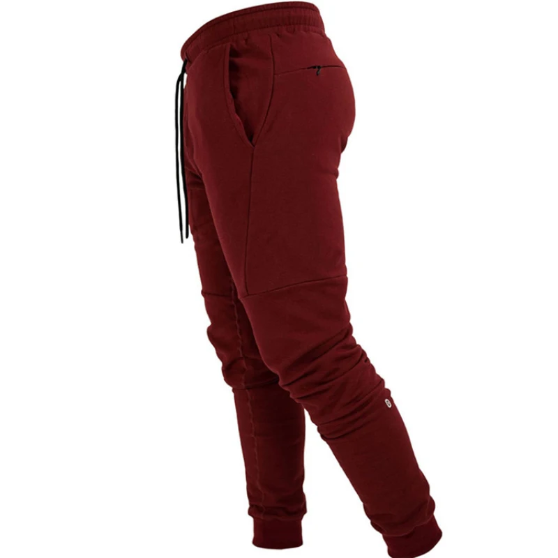 Casual cotton Mens Fitness Jogger Pants sportswear (3)