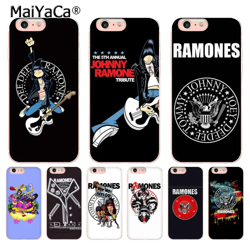 

MaiYaCa Ramones Band Newest Fashion Luxury phone case for Apple iphone 11 pro 8 7 66S Plus X 5S SE XR XS XS MAX Mobile Cover