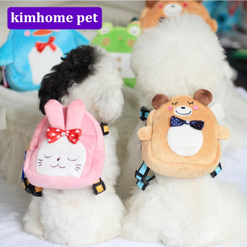 

Pet Cartoon Bag Dog Backpack With Harness leash Backpack for Pet Dog Cat Backpack for Small Dog Multifunction Fashion Bags MPA49