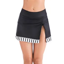 Модная Новая женская юбка Пляжная плюс размер короткая пляжная юбка купальная одежда Новые повседневные женские брюки шорты 40Ju26